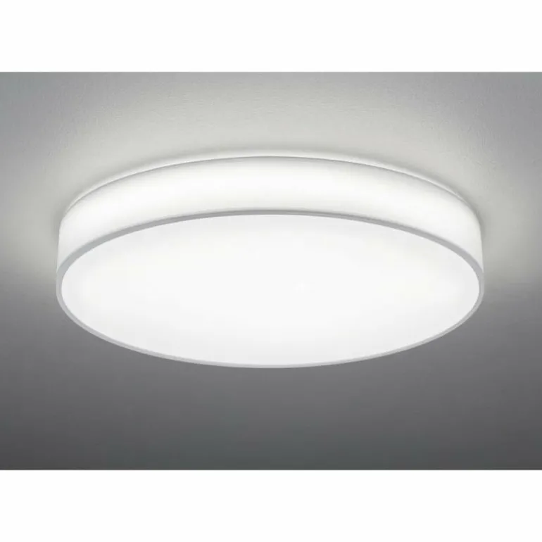 Plafonnier Trio LUGANO LED Blanc, 1 lumière, Télécommandes
