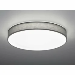 Plafonnier Trio LUGANO LED Gris, 1 lumière, Télécommandes