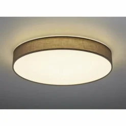 Plafonnier Trio LUGANO LED Gris, 1 lumière, Télécommandes
