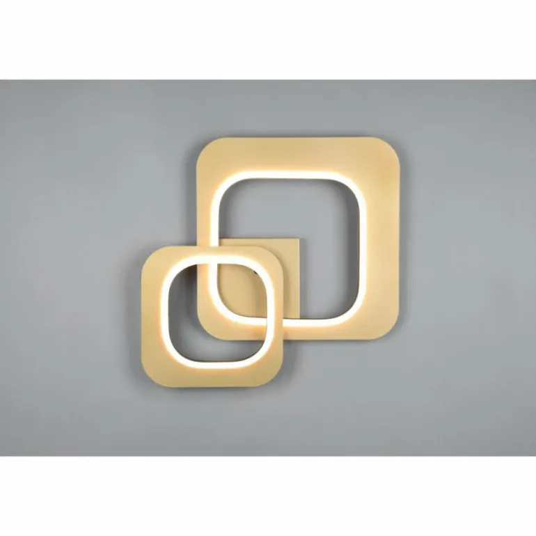 Plafonnier Trio Lugo LED Noir doré, 1 lumière