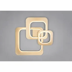 Plafonnier Trio Lugo LED Noir doré, 1 lumière