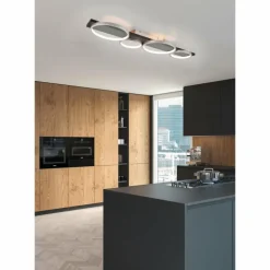 Plafonnier Trio Medera LED Noir, Blanc, 1 lumière
