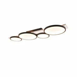 Plafonnier Trio Medera LED Noir, Blanc, 1 lumière