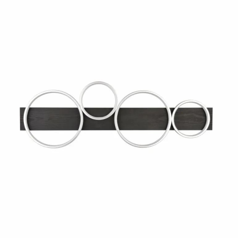 Plafonnier Trio Medera LED Noir, Titane, 1 lumière