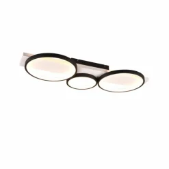 Plafonnier Trio Medera LED Noir, Blanc, 1 lumière