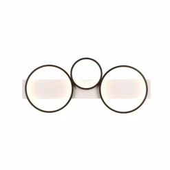 Plafonnier Trio Medera LED Noir, Blanc, 1 lumière