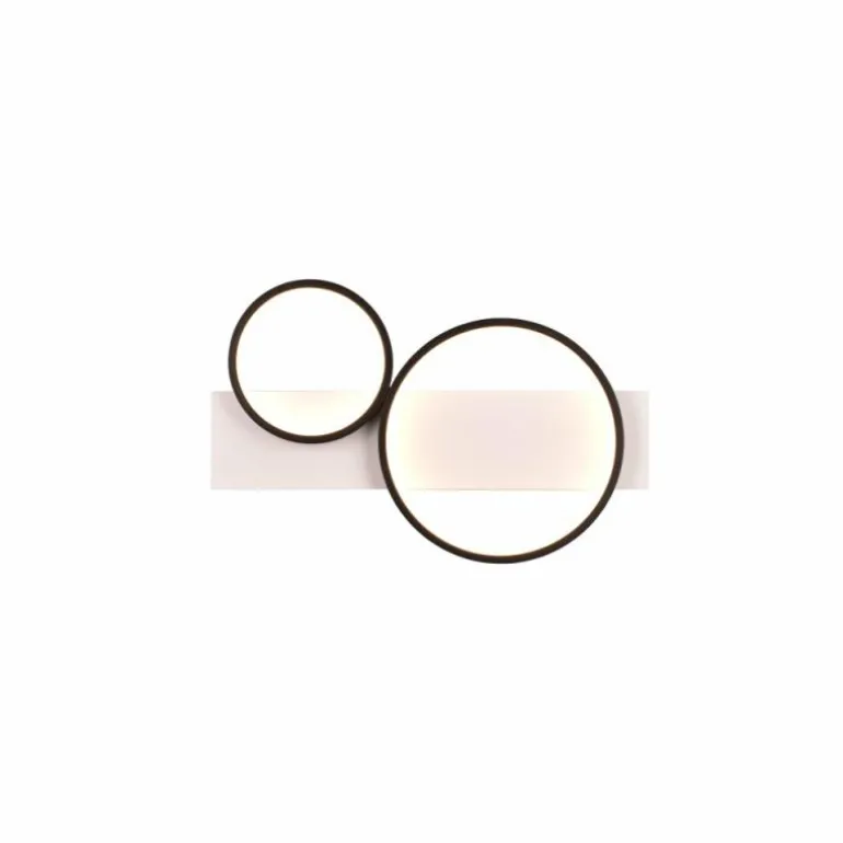 Plafonnier Trio Medera LED Noir, Blanc, 1 lumière