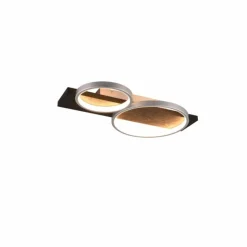 Plafonnier Trio Medera LED Noir, Titane, 1 lumière