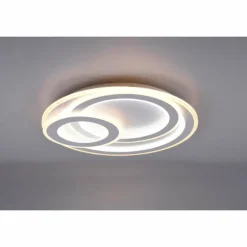 Plafonnier Trio Mita LED Blanc, 1 lumière, Télécommandes