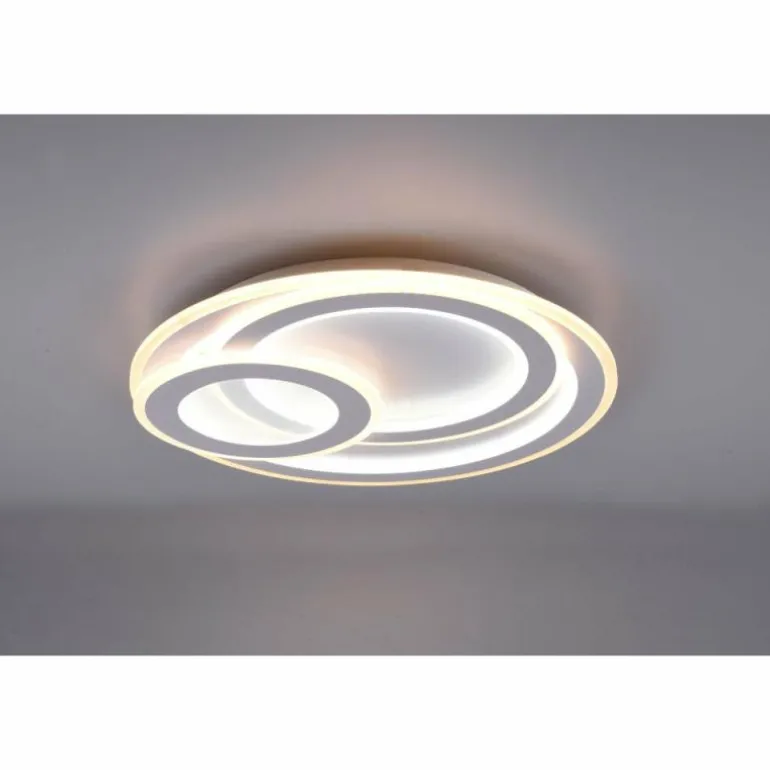 Plafonnier Trio Mita LED Blanc, 1 lumière, Télécommandes