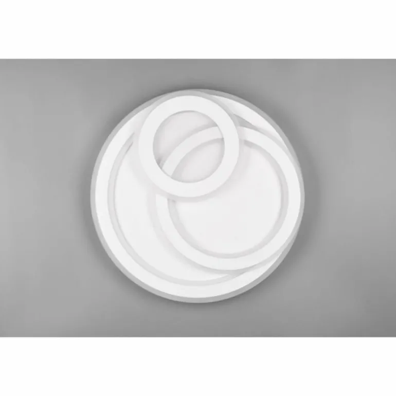 Plafonnier Trio Mita LED Blanc, 1 lumière, Télécommandes