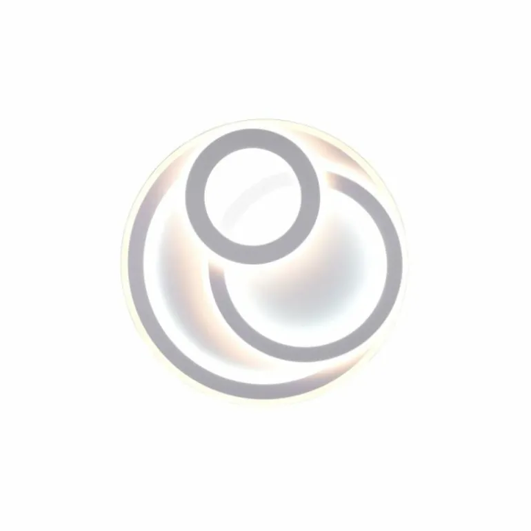 Plafonnier Trio Mita LED Blanc, 1 lumière, Télécommandes