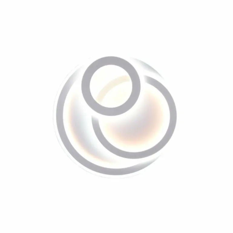 Plafonnier Trio Mita LED Blanc, 1 lumière, Télécommandes