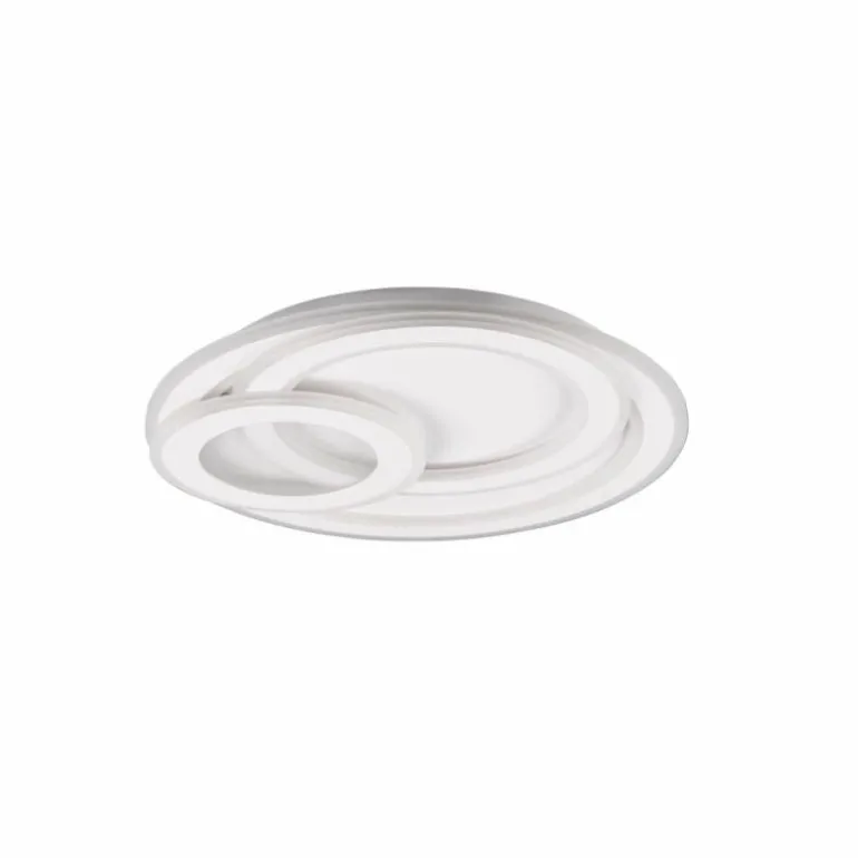 Plafonnier Trio Mita LED Blanc, 1 lumière, Télécommandes