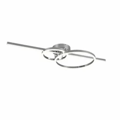 Plafonnier Trio MONTILLA LED Chrome, 1 lumière, Télécommandes