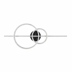 Plafonnier Trio MONTILLA LED Chrome, 1 lumière, Télécommandes