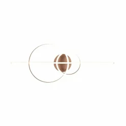 Plafonnier Trio MONTILLA LED Brun, 1 lumière, Télécommandes