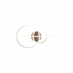 Plafonnier Trio MONTILLA LED Brun, 1 lumière, Télécommandes