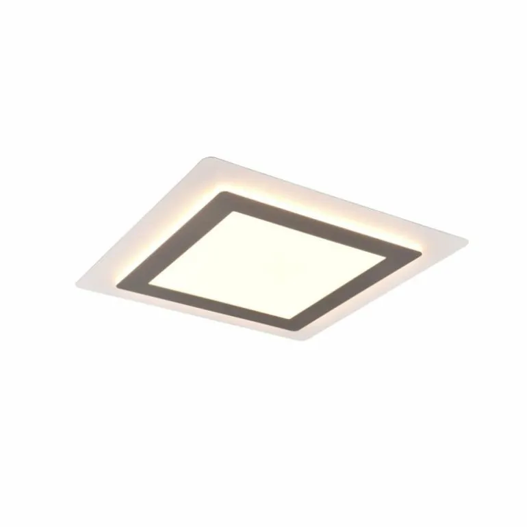 Plafonnier Trio MORGAN LED Nickel mat, 1 lumière, Télécommandes