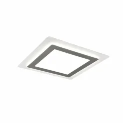 Plafonnier Trio MORGAN LED Nickel mat, 1 lumière, Télécommandes
