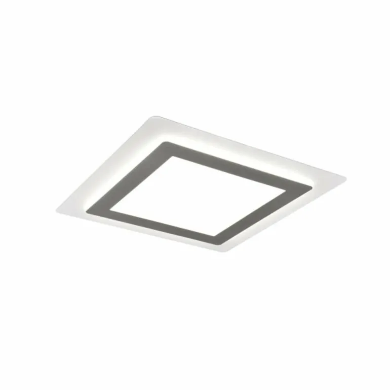 Plafonnier Trio MORGAN LED Nickel mat, 1 lumière, Télécommandes