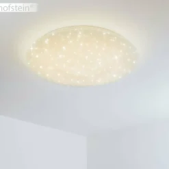 Plafonnier Trio NAGANO LED Blanc, 1 lumière, Télécommandes, Changeur de couleurs