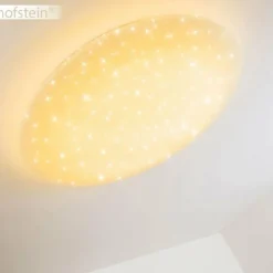 Plafonnier Trio NAGANO LED Blanc, 1 lumière, Télécommandes, Changeur de couleurs