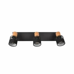 Plafonnier Trio NANDINI Noir, 3 lumières