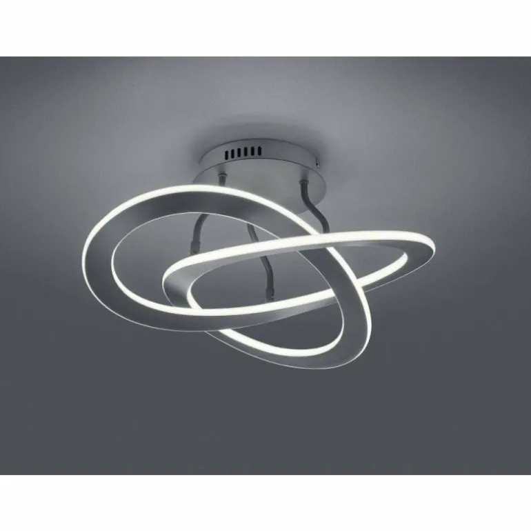 Plafonnier Trio OAKLAND LED Anthracite, 1 lumière
