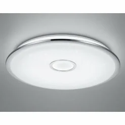 Plafonnier Trio OSAKA LED Chrome, 1 lumière, Télécommandes