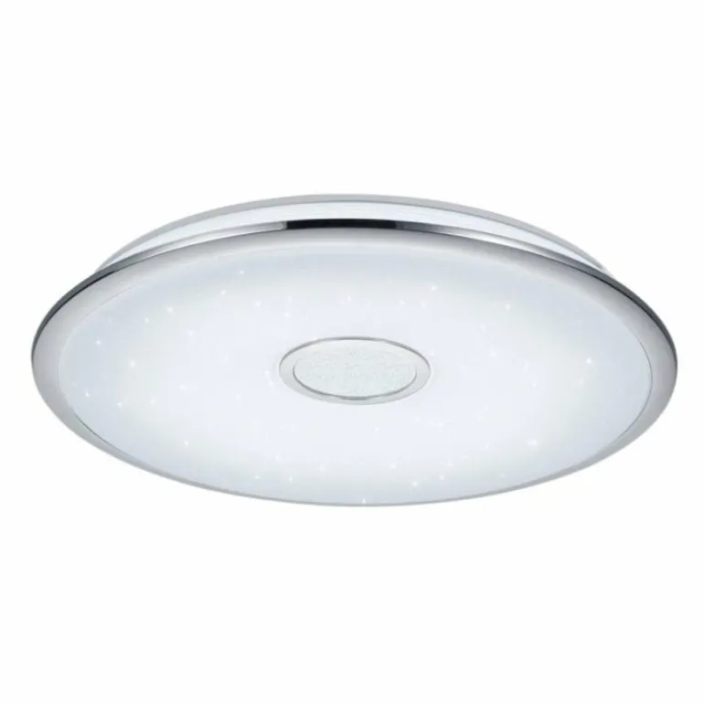 Plafonnier Trio OSAKA LED Chrome, 1 lumière, Télécommandes