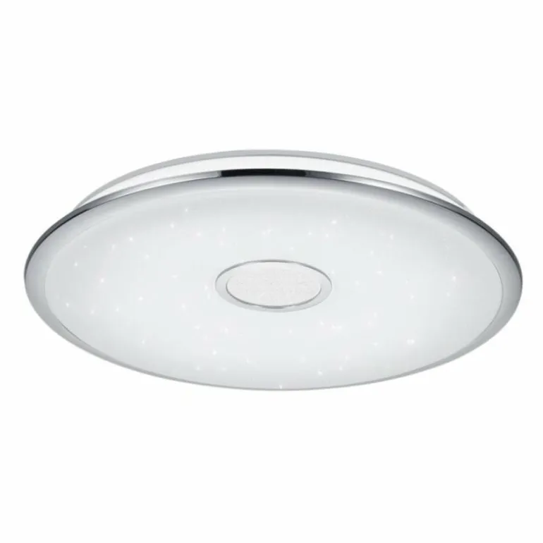 Plafonnier Trio OSAKA LED Chrome, 1 lumière, Télécommandes