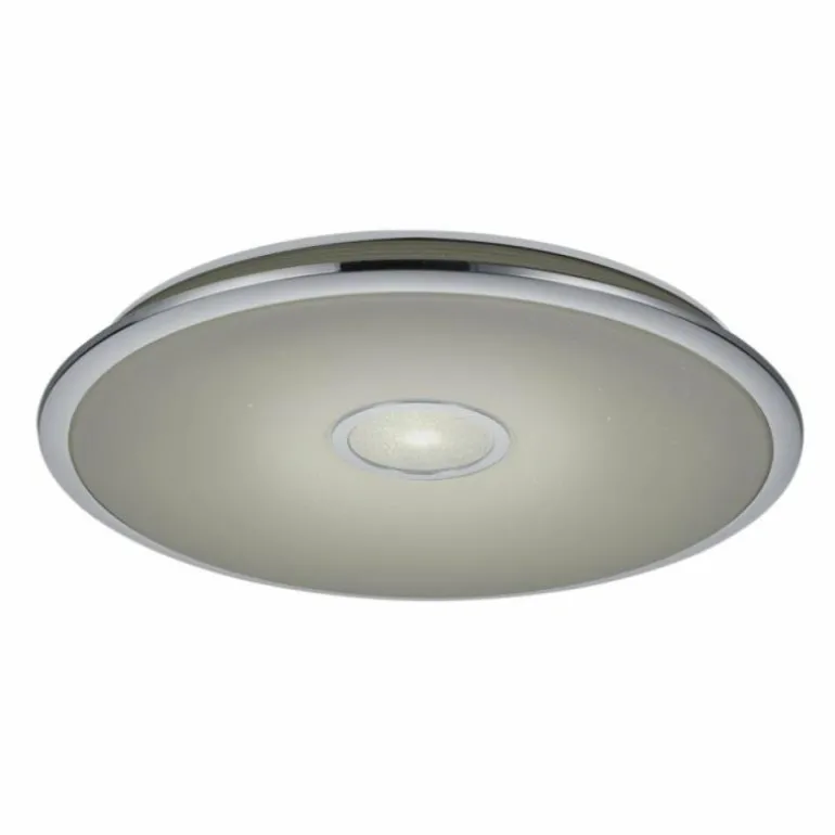 Plafonnier Trio OSAKA LED Chrome, 1 lumière, Télécommandes