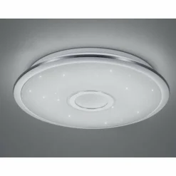 Plafonnier Trio OSAKA LED Chrome, 1 lumière, Télécommandes