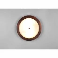 Plafonnier Trio Pali Bois foncé, 2 lumières