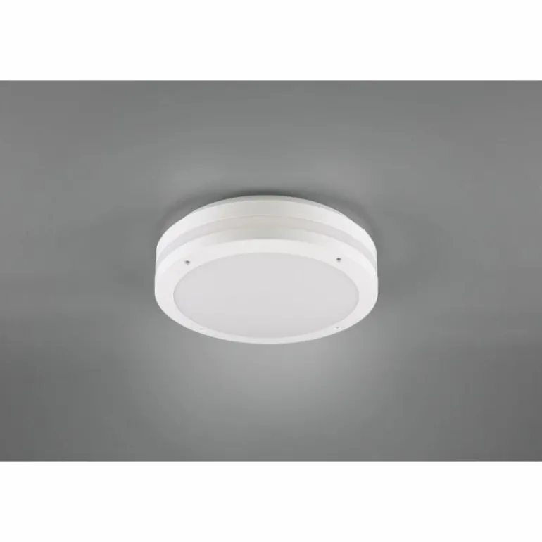 Plafonnier Trio Piave LED Blanc, 1 lumière, Détecteur de mouvement