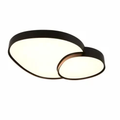 Plafonnier Trio RISE LED Noir, 1 lumière, Télécommandes