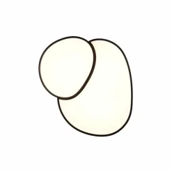 Plafonnier Trio RISE LED Noir, 1 lumière, Télécommandes