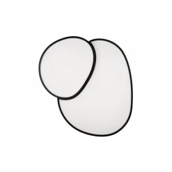 Plafonnier Trio RISE LED Noir, 1 lumière, Télécommandes