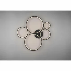 Plafonnier Trio Rondo LED Noir, 1 lumière