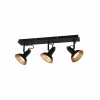 Plafonnier Trio Roxie Noir, 3 lumières