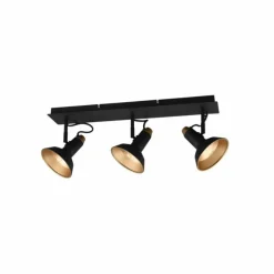 Plafonnier Trio Roxie Noir, 3 lumières