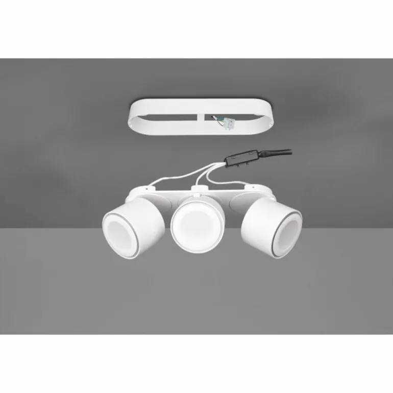 Plafonnier Trio Taurus LED Blanc, 6 lumières