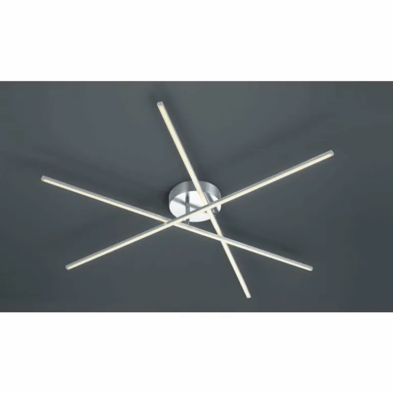 Plafonnier Trio TIRIAC LED Nickel mat, 3 lumières