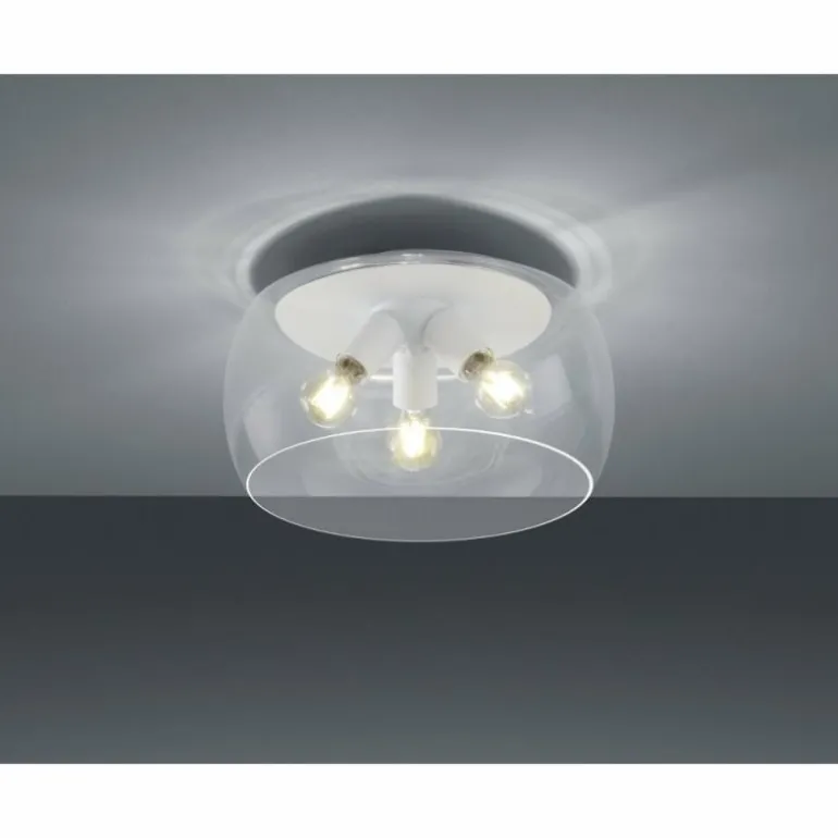 Plafonnier Trio Valente LED Blanc, 3 lumières