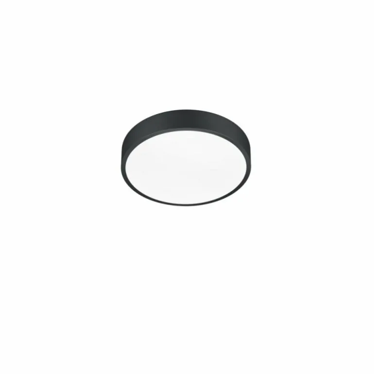 Plafonnier Trio Waco LED Noir, 1 lumière