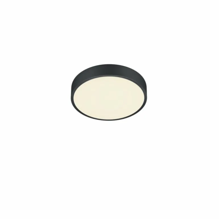 Plafonnier Trio Waco LED Noir, 1 lumière