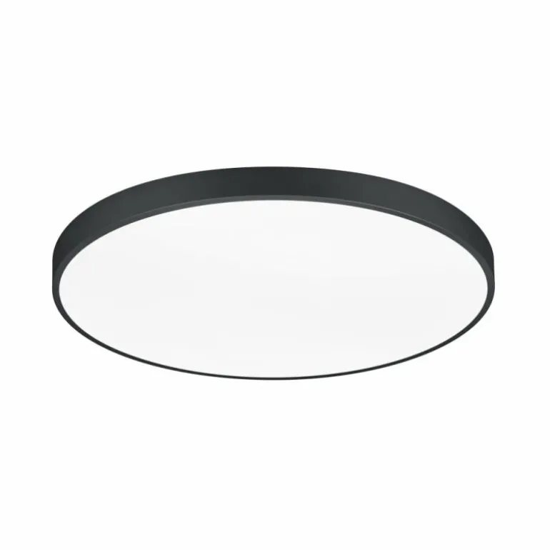 Plafonnier Trio Waco LED Noir, 2 lumières