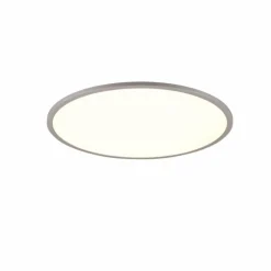 Plafonnier Trio YUMA LED Titane, 2 lumières, Télécommandes, Changeur de couleurs