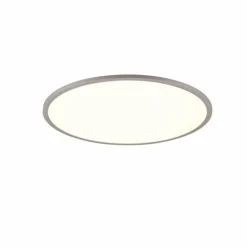 Plafonnier Trio YUMA LED Titane, 2 lumières, Télécommandes, Changeur de couleurs